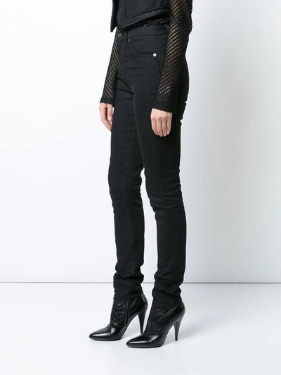 Shop Saint Laurent High Rise Skinny Jeans