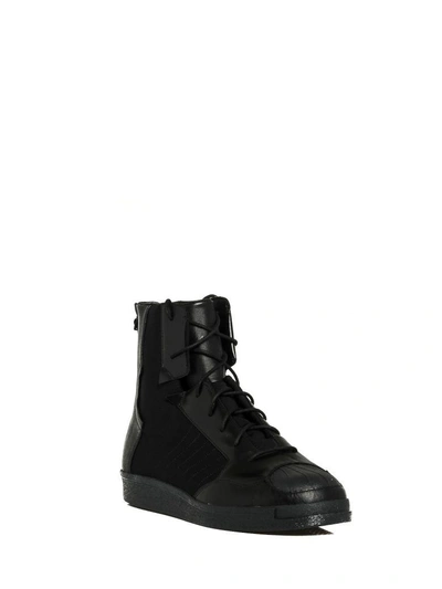 Shop Yohji Yamamoto Sneaker In Black