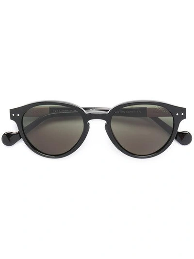 Shop Moncler Round Frame Sunglasses