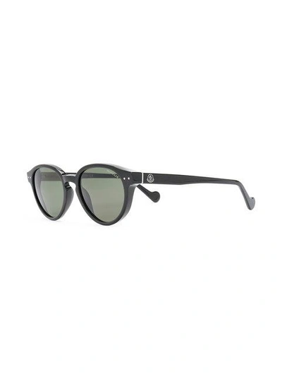 Shop Moncler Round Frame Sunglasses