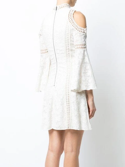 Shop Alice And Olivia Crochet Trimmed Dress