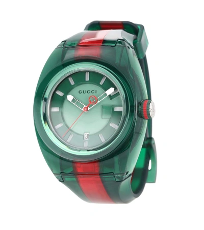 Shop Gucci Sync Xxl Watch In Green