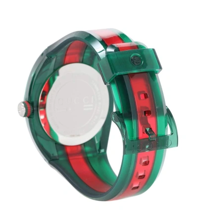 Shop Gucci Sync Xxl Watch In Green