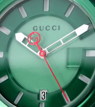 Shop Gucci Sync Xxl Watch In Green