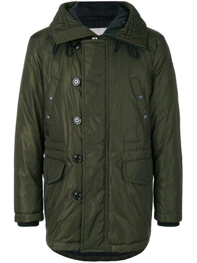 Shop Moncler Dirk Coat In Green