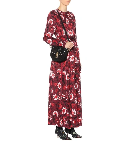 Shop Altuzarra Faux Pearl-embellished Silk Dress In Gareet