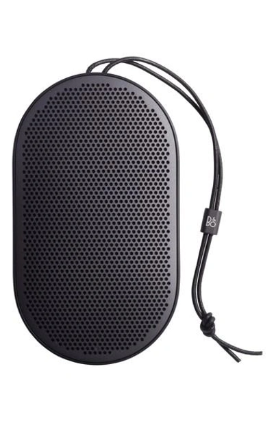 Shop Bang & Olufsen Beoplay P2 Portable Bluetooth In Black