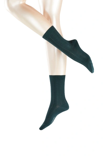 Falke Patterned Ankle Socks In Green