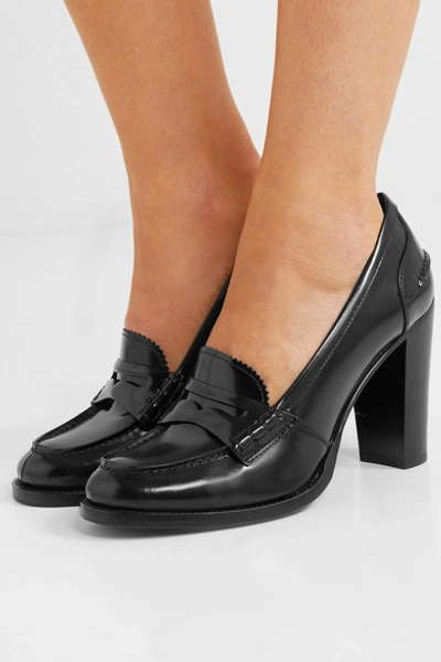 Shop Church's Pembrey Glossed-leather Pumps In Black