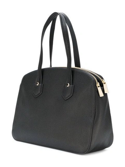 Shop Furla Giada Tote In Black