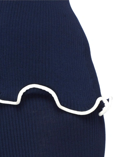 Shop Stella Mccartney Flared Turtleneck Sweater