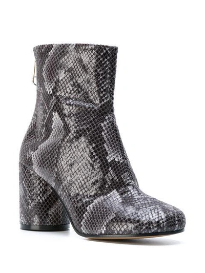 Shop Maison Margiela Socks Ankle Boots In Grey
