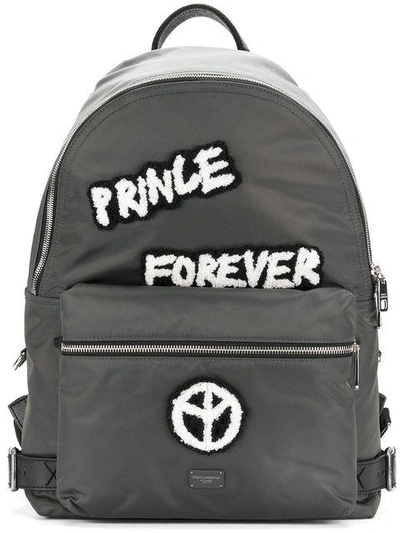 Dolce & Gabbana Prince Forever Backpack In Anthracite-black | ModeSens