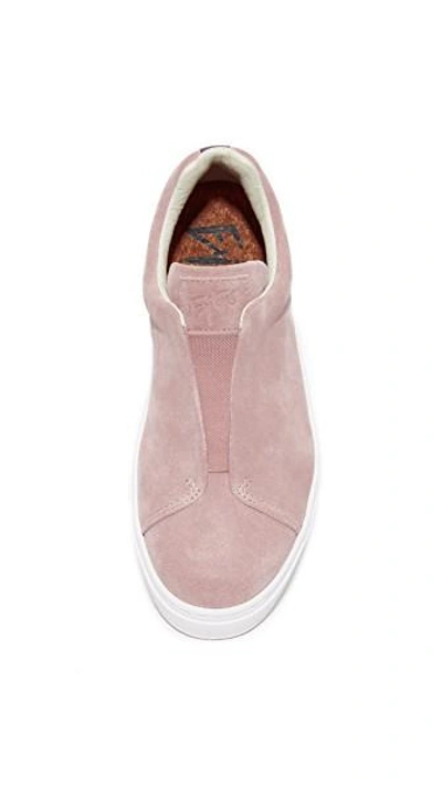 Shop Eytys Doja Suede Sneakers In Blush