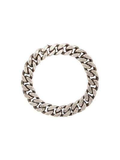 Shop Werkstatt:münchen Chunky Chain Bracelet - Metallic