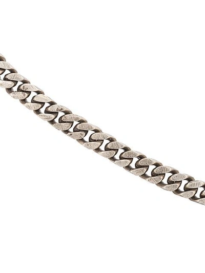 Shop Werkstatt:münchen Chunky Chain Bracelet - Metallic