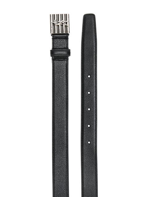 saint laurent monogram buckle belt