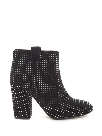 Shop Laurence Dacade Pete Studs Suede Ankle Boots In Nero
