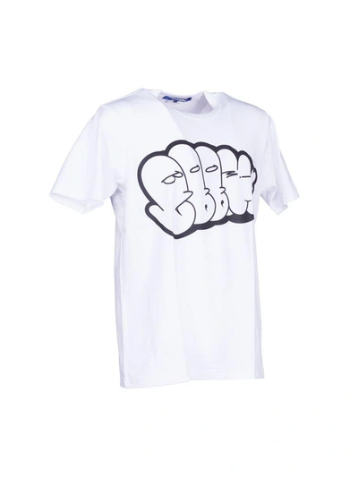 Shop Junya Watanabe Doodle Print T-shirt From  In White