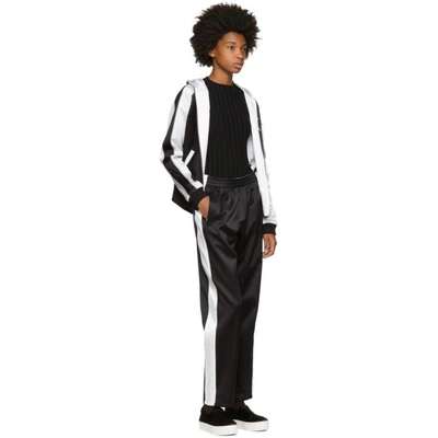 Shop Opening Ceremony Reversible Black & White Silk Track Jacket