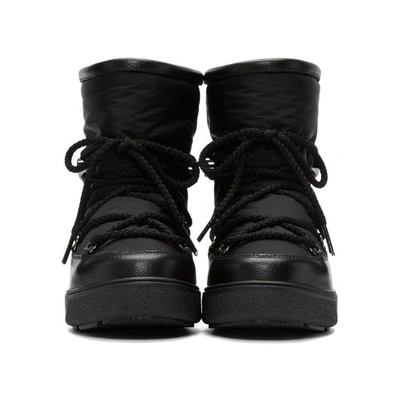 Shop Moncler Black Fanny Boots