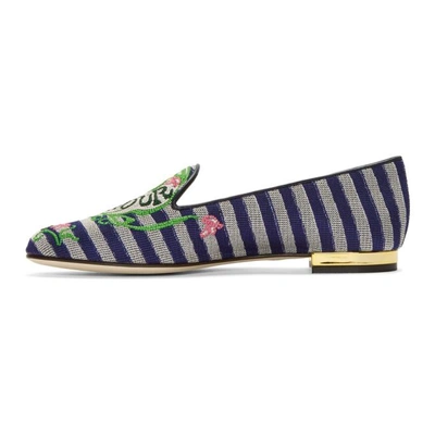 Shop Charlotte Olympia Multicolor Amour Slippers In 960 Amour