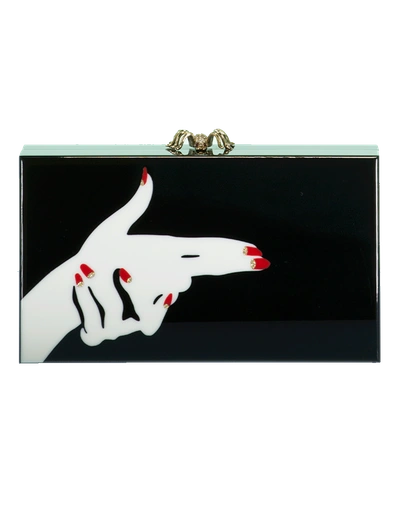 Shop Charlotte Olympia Killer Pandora Clutch In Black