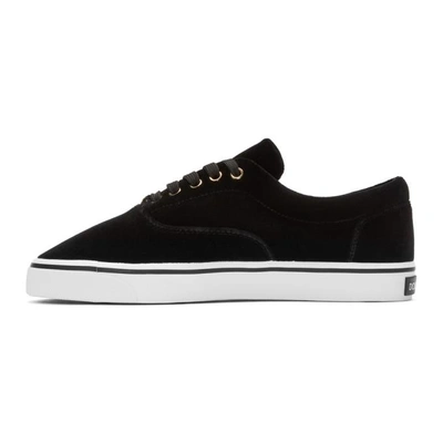 Shop Dolce & Gabbana Black Velvet Sneakers