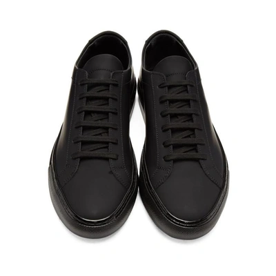 Shop Common Projects Black Achilles Luxe Sneakers In 7547 Black