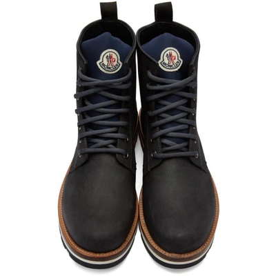 Shop Moncler Black New Vancouver Boots In 928 Black