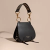 BURBERRY The Bridle Bag in Leather and Rivets,40456791