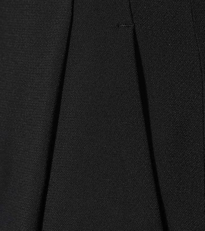 Shop Chloé Crêpe Trousers In Black