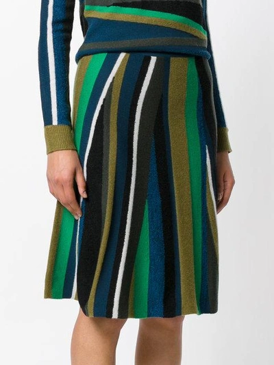 Shop Kenzo Striped Skirt