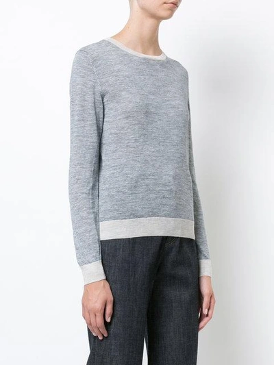 Shop Apc Contrast Ribbed Jumper