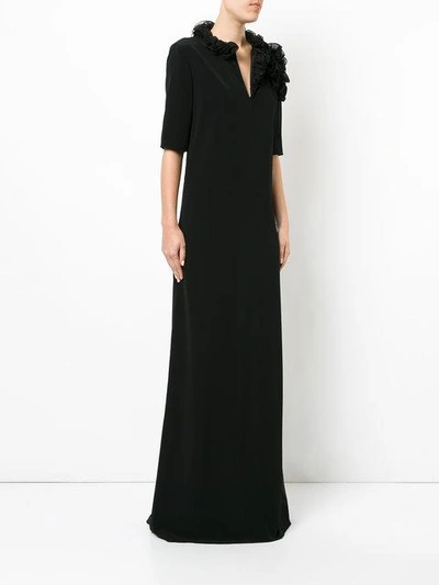 Lanvin Ruffle Applique Gown | ModeSens