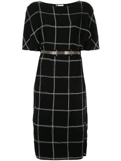 Shop Lanvin Boat Neck Dress - Black