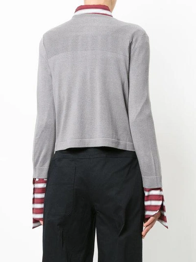 Shop Jil Sander Fitted Knitted Cardigan