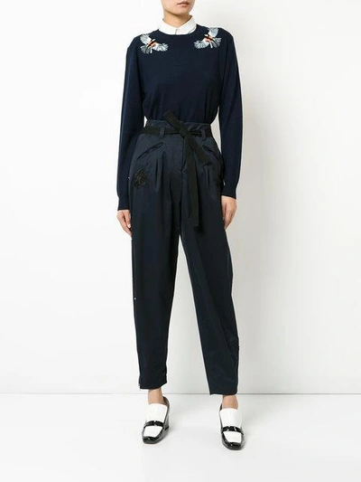 Shop Markus Lupfer Cropped Balloon Trousers