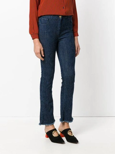 Shop Etro Fitted Flared Jeans