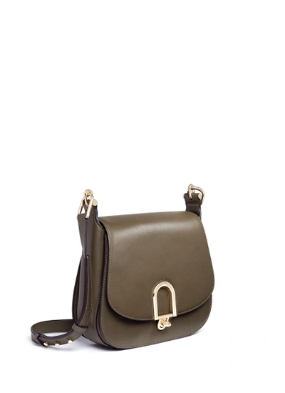 Shop Michael Kors 'delfina' Large Leather Saddle Bag
