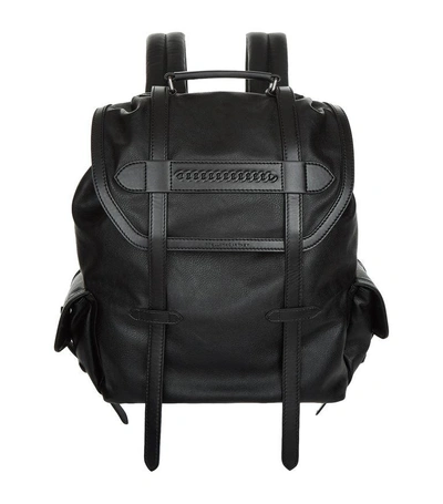 Shop Stella Mccartney Faux Leather Backpack In Black