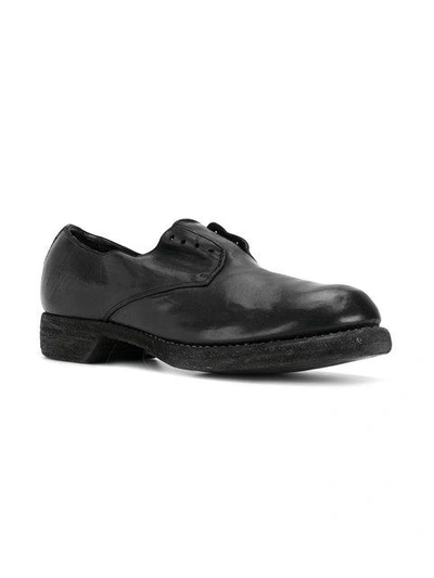 Shop Guidi Distressed Oxford Shoes