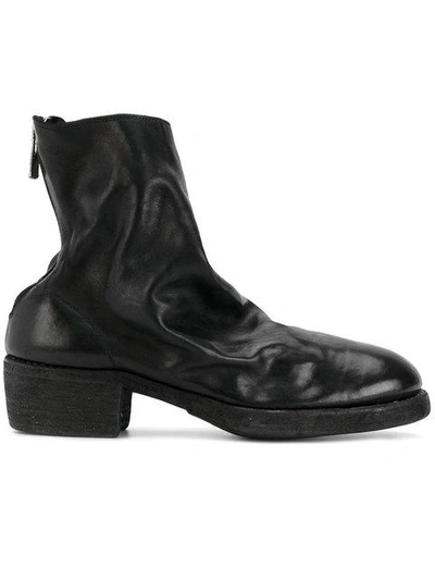 Shop Guidi Zipped Ankle Boots