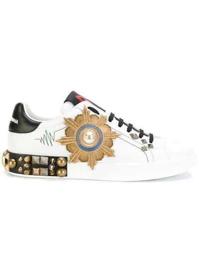 Shop Dolce & Gabbana - Regal Portofino Sneakers