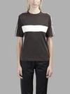 WALES BONNER WALES BONNER WOMEN'S BLACK GEORGE STRIPE TEE