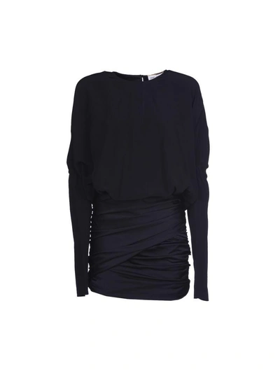 Shop Saint Laurent Mini Dress From  Paris In Black