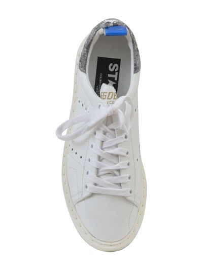 Shop Golden Goose Starter Sneaker In White-silver
