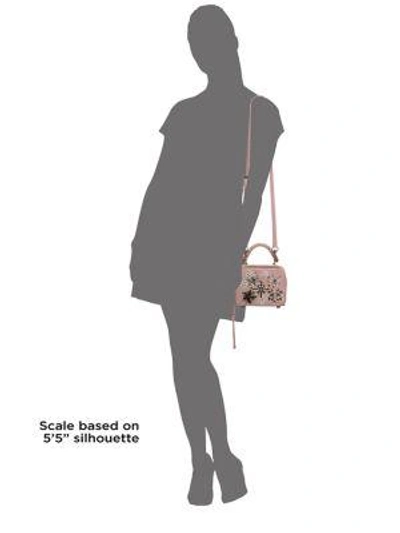 Shop Rebecca Minkoff Jewel-studded Box Crossbody Bag In Black