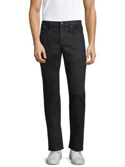 J Brand Kane Straight-fit Jeans In Dark Charcoal