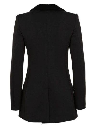 Shop Philosophy Di Lorenzo Serafini Double Breasted Coat In Black